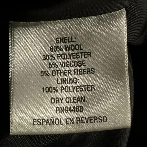 INC international Concepts black belted coat size L - Picture 12 of 12